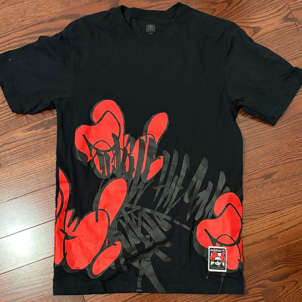 adidas men’s limited edition Black Short-Sleeve graphic tee